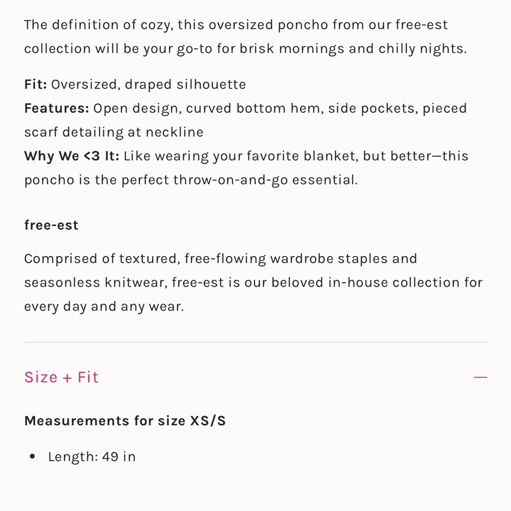 Free People In flight Poncho - Picture 10 of 11